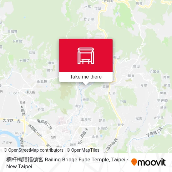 欄杆橋頭福德宮 Railing Bridge Fude Temple map