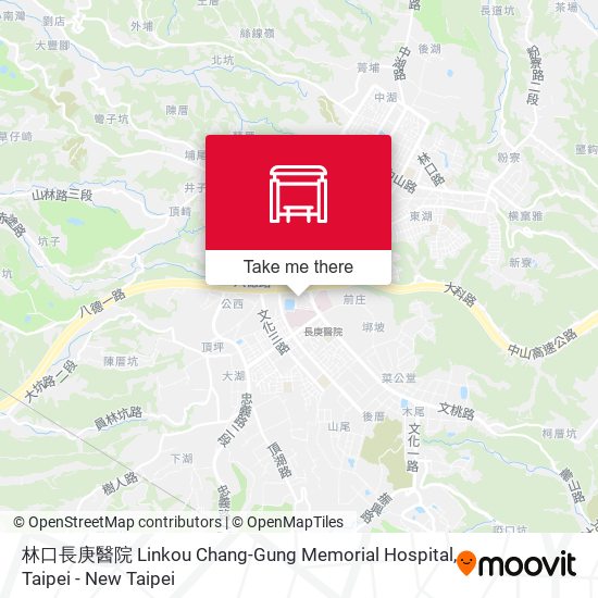 林口長庚醫院 Linkou Chang-Gung Memorial Hospital map