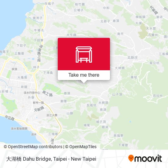 大湖橋 Dahu Bridge地圖
