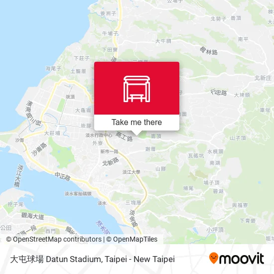 大屯球場 Datun Stadium map