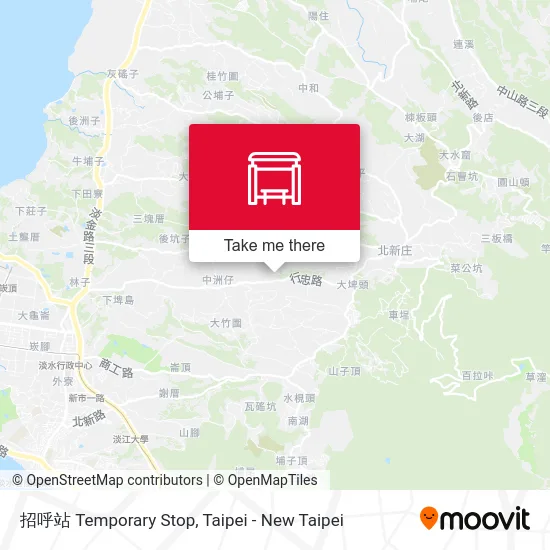 招呼站 Temporary Stop map