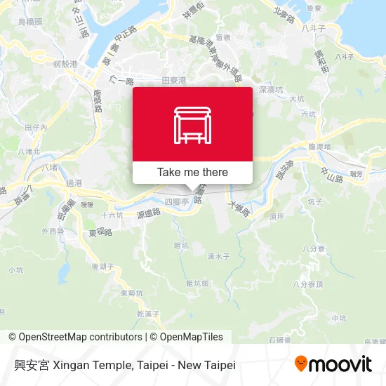 興安宮 Xingan Temple地圖