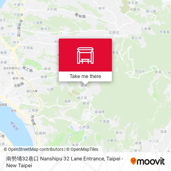 南勢埔32巷口 Nanshipu 32 Lane Entrance map