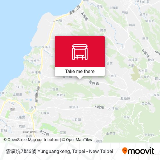 雲廣坑7鄰6號 Yunguangkeng map