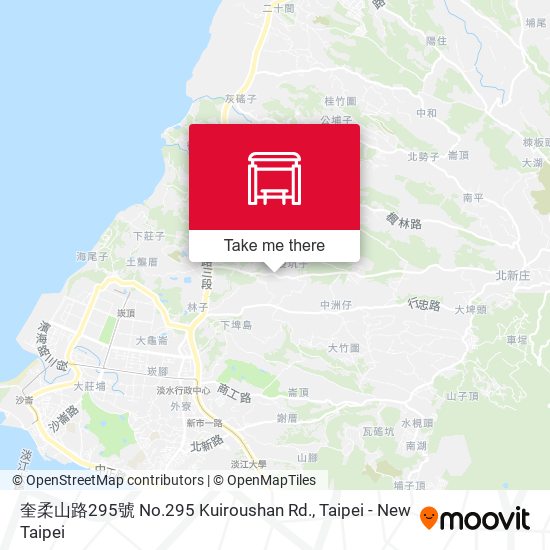 奎柔山路295號 No.295 Kuiroushan Rd.地圖