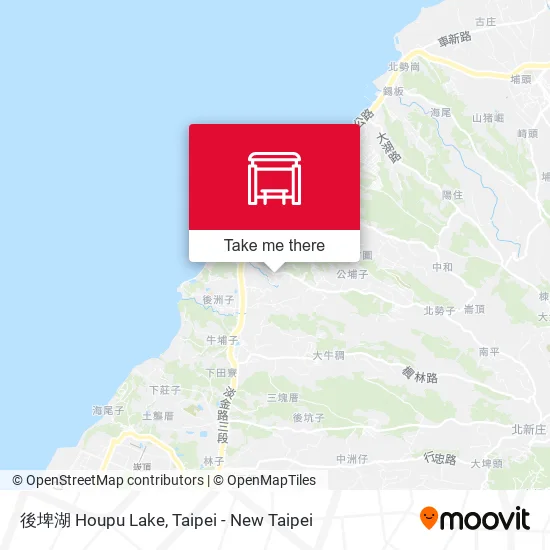 後埤湖 Houpu Lake map