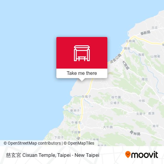 慈玄宮 Cixuan Temple map