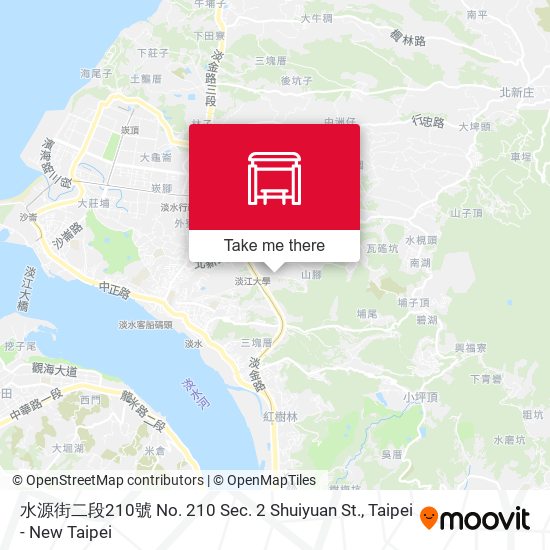 水源街二段210號 No. 210 Sec. 2 Shuiyuan St. map