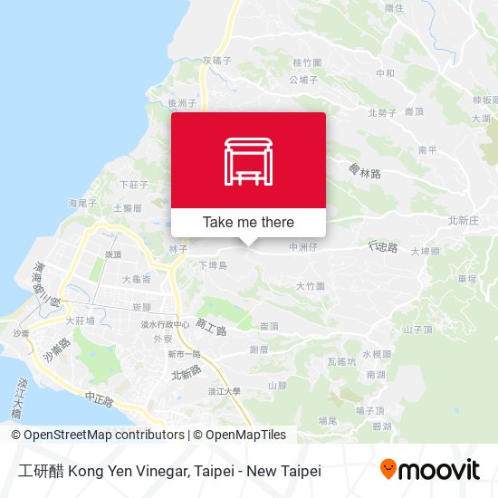 工研醋 Kong Yen Vinegar map