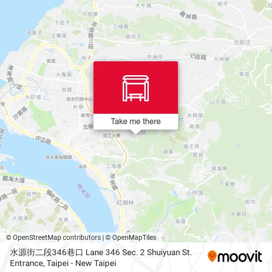 水源街二段346巷口 Lane 346 Sec. 2 Shuiyuan St. Entrance map