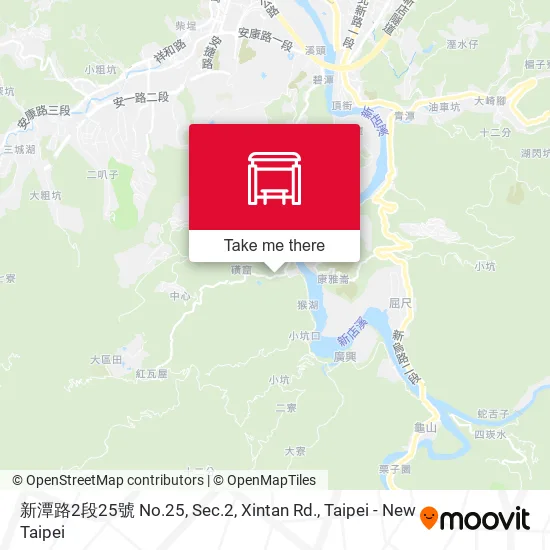 新潭路2段25號 No.25, Sec.2, Xintan Rd.地圖