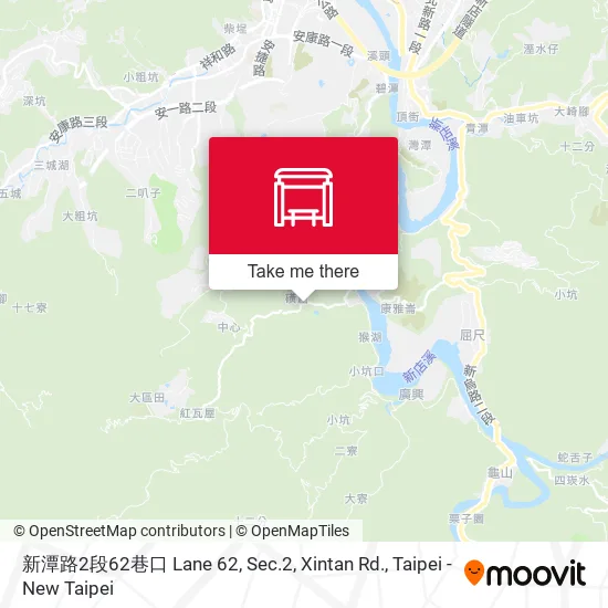 新潭路2段62巷口 Lane 62, Sec.2, Xintan Rd. map