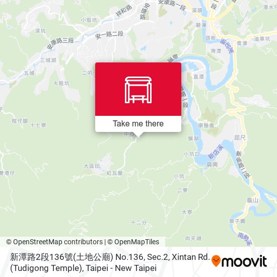 新潭路2段136號(土地公廟) No.136, Sec.2, Xintan Rd.(Tudigong Temple)地圖