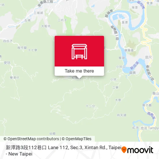 新潭路3段112巷口 Lane 112, Sec.3, Xintan Rd.地圖