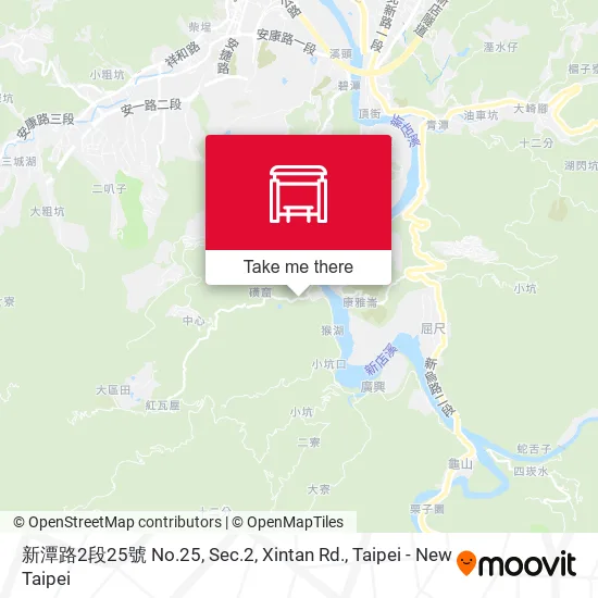新潭路2段25號 No.25, Sec.2, Xintan Rd.地圖