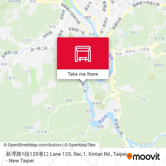 新潭路1段120巷口 Lane 120, Sec.1, Xintan Rd. map