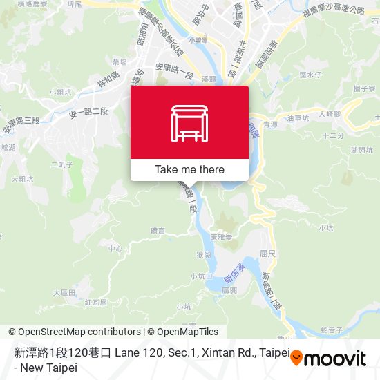 新潭路1段120巷口 Lane 120, Sec.1, Xintan Rd. map