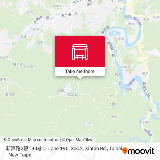 新潭路2段190巷口 Lane 190, Sec.2, Xintan Rd. map