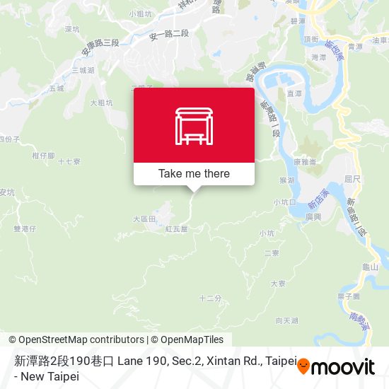 新潭路2段190巷口 Lane 190, Sec.2, Xintan Rd.地圖