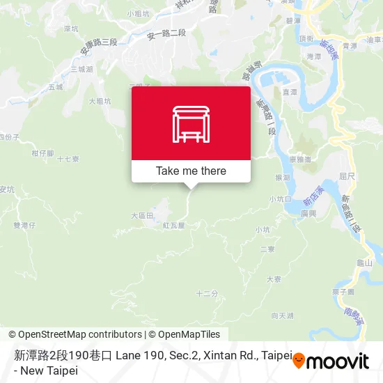 新潭路2段190巷口 Lane 190, Sec.2, Xintan Rd. map