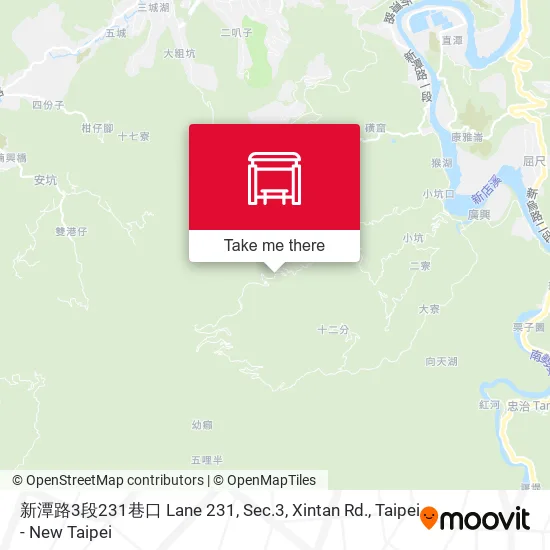 新潭路3段231巷口 Lane 231, Sec.3, Xintan Rd.地圖