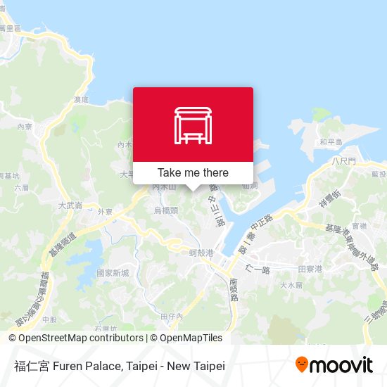 福仁宮 Furen Palace地圖