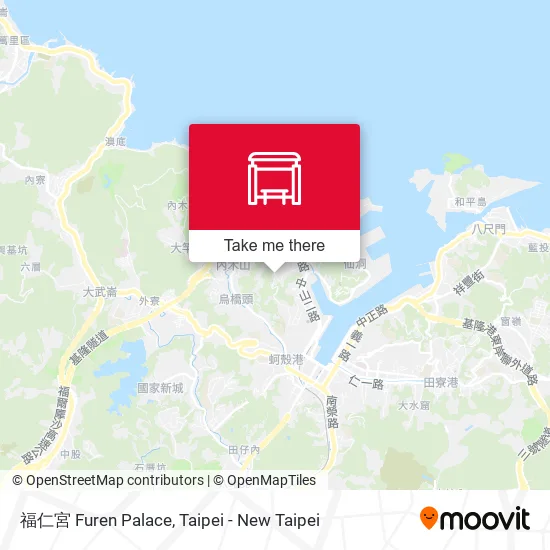 福仁宮 Furen Palace map