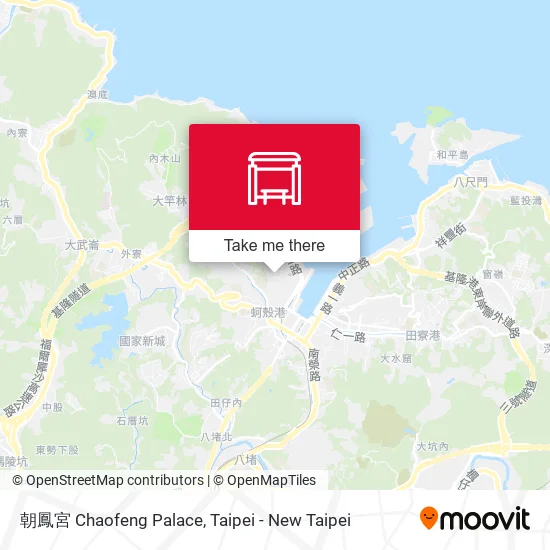 朝鳳宮 Chaofeng Palace map