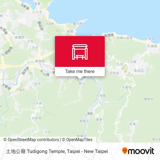土地公廟 Tudigong Temple map