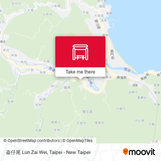 崙仔尾 Lun Zai Wei map