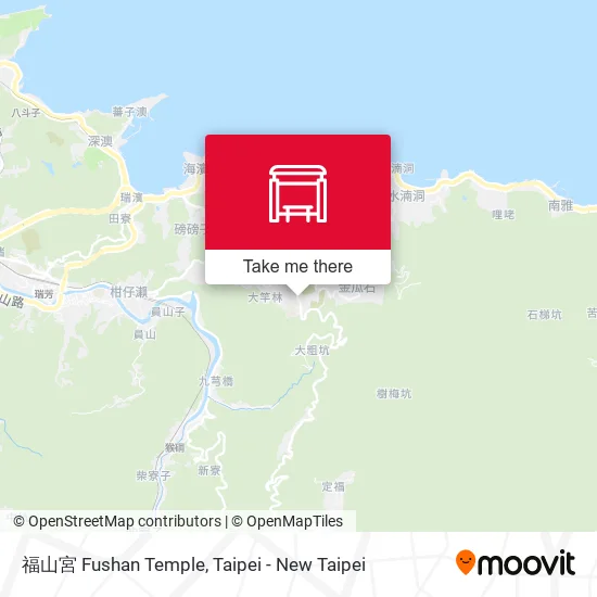 福山宮 Fushan Temple map