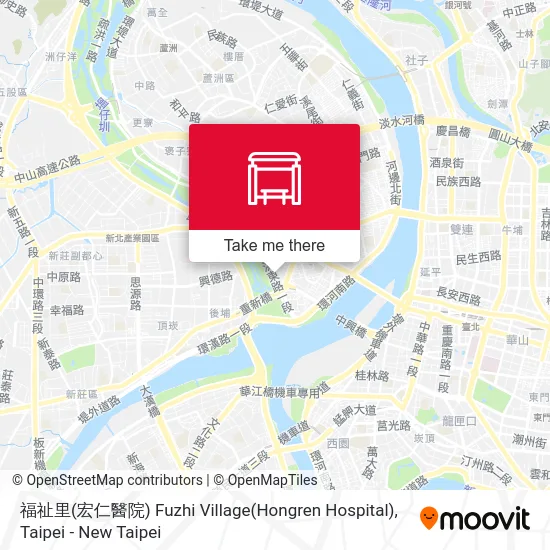 福祉里(宏仁醫院) Fuzhi Village(Hongren Hospital)地圖