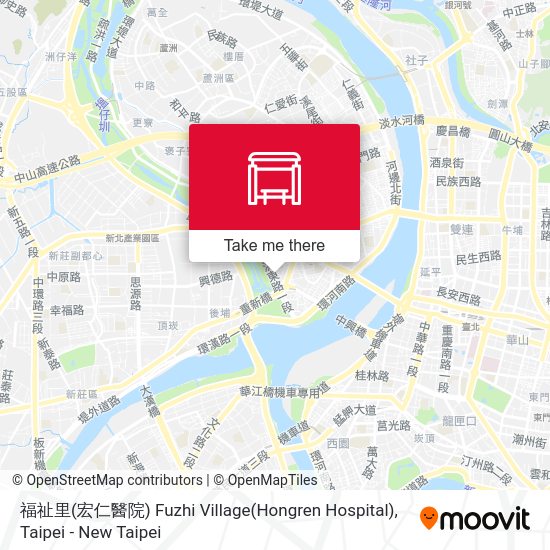 福祉里(宏仁醫院) Fuzhi Village(Hongren Hospital)地圖