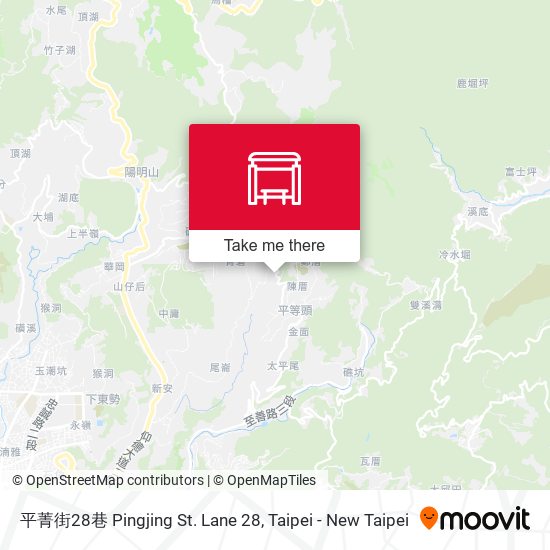 平菁街28巷 Pingjing St. Lane 28 map