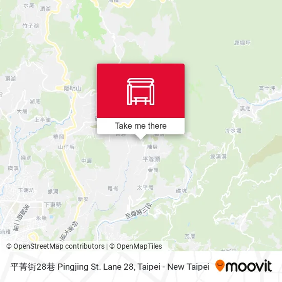 平菁街28巷 Pingjing St. Lane 28地圖