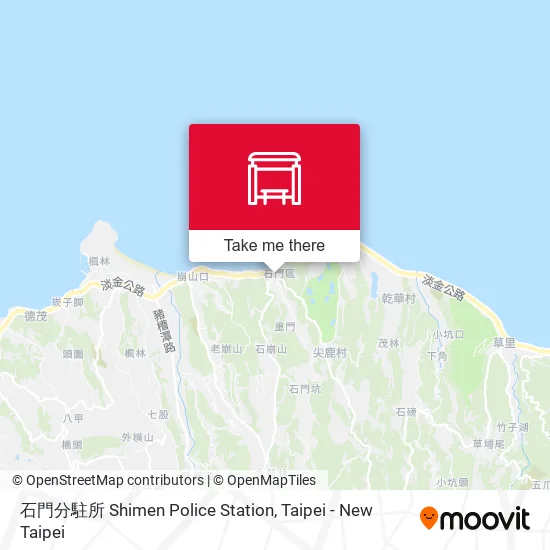石門分駐所 Shimen Police Station map