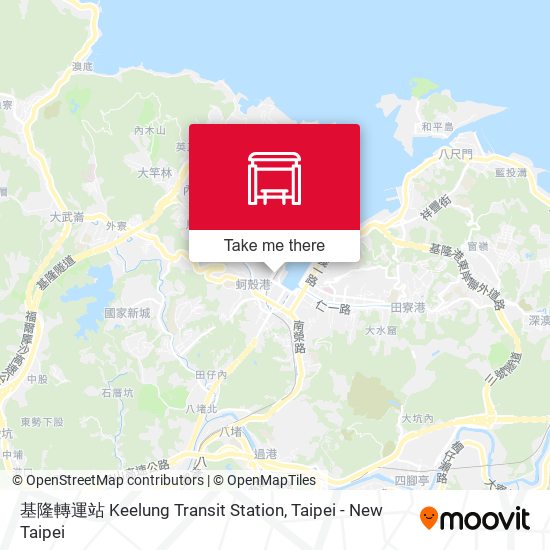 基隆轉運站 Keelung Transit Station地圖