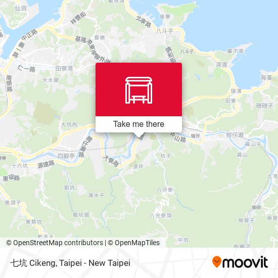 七坑 Cikeng地圖