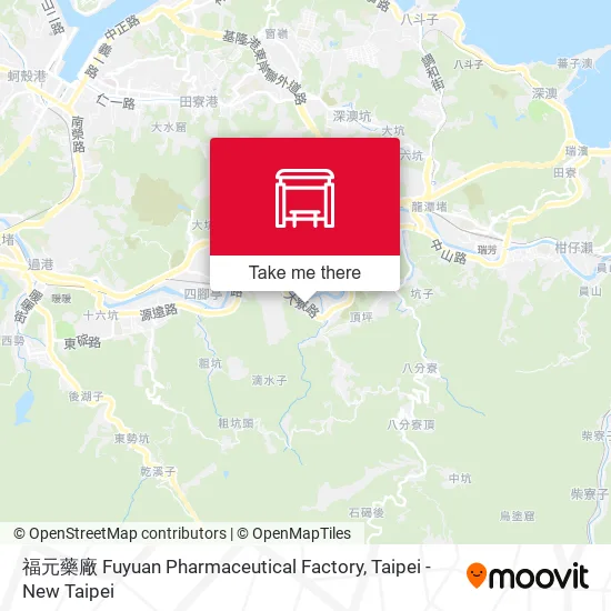 福元藥廠 Fuyuan Pharmaceutical Factory map