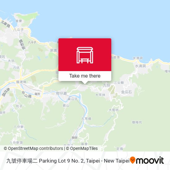 九號停車場二 Parking Lot 9 No. 2 map