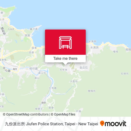 九份派出所 Jiufen Police Station map