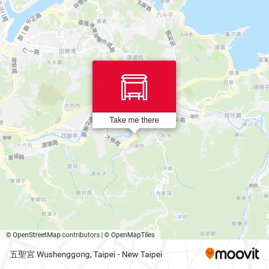 五聖宮 Wushenggong map