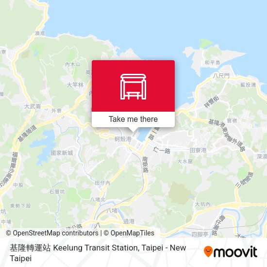基隆轉運站 Keelung Transit Station地圖