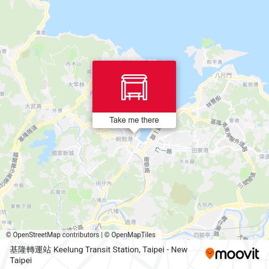 基隆轉運站 Keelung Transit Station map