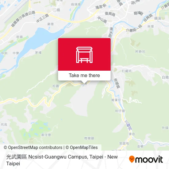 光武園區 Ncsist-Guangwu Campus map