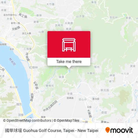 國華球場 Guohua Golf Course map
