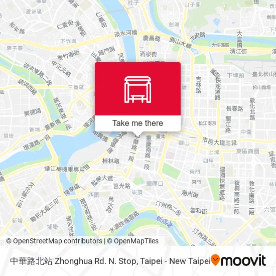 中華路北站 Zhonghua Rd. N. Stop地圖