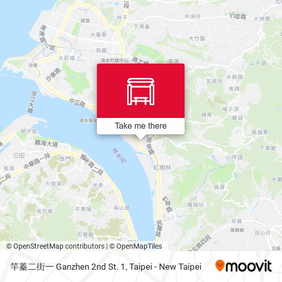 竿蓁二街一 Ganzhen 2nd St. 1 map