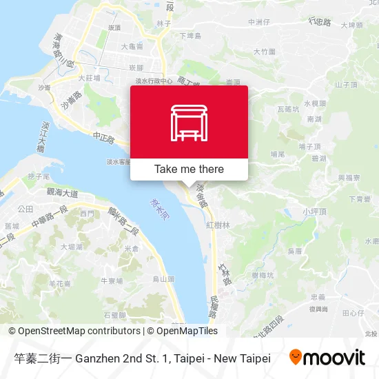 竿蓁二街一 Ganzhen 2nd St. 1 map