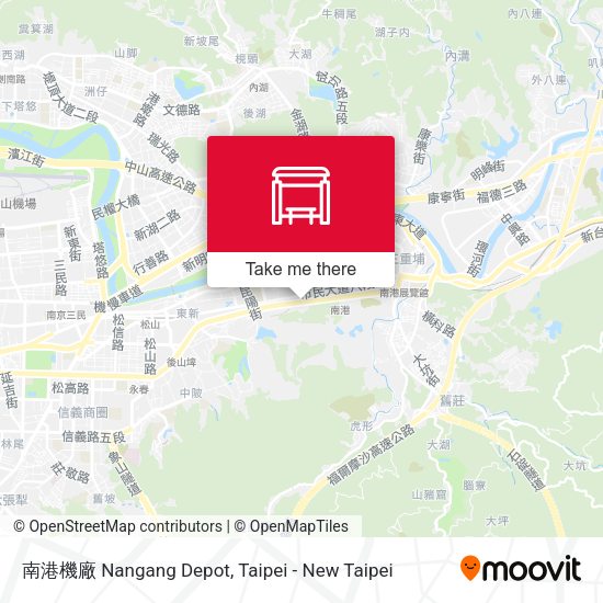 南港機廠 Nangang Depot地圖